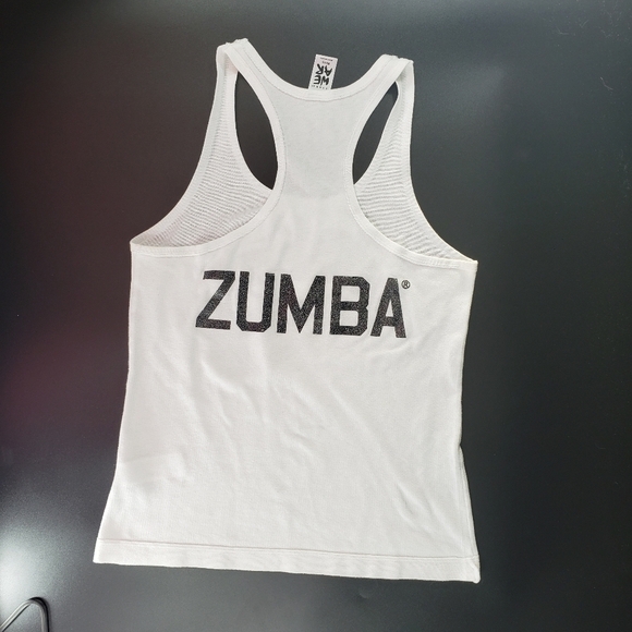 Zumba Biting Lip Tank Top Size Small - Picture 4 of 5